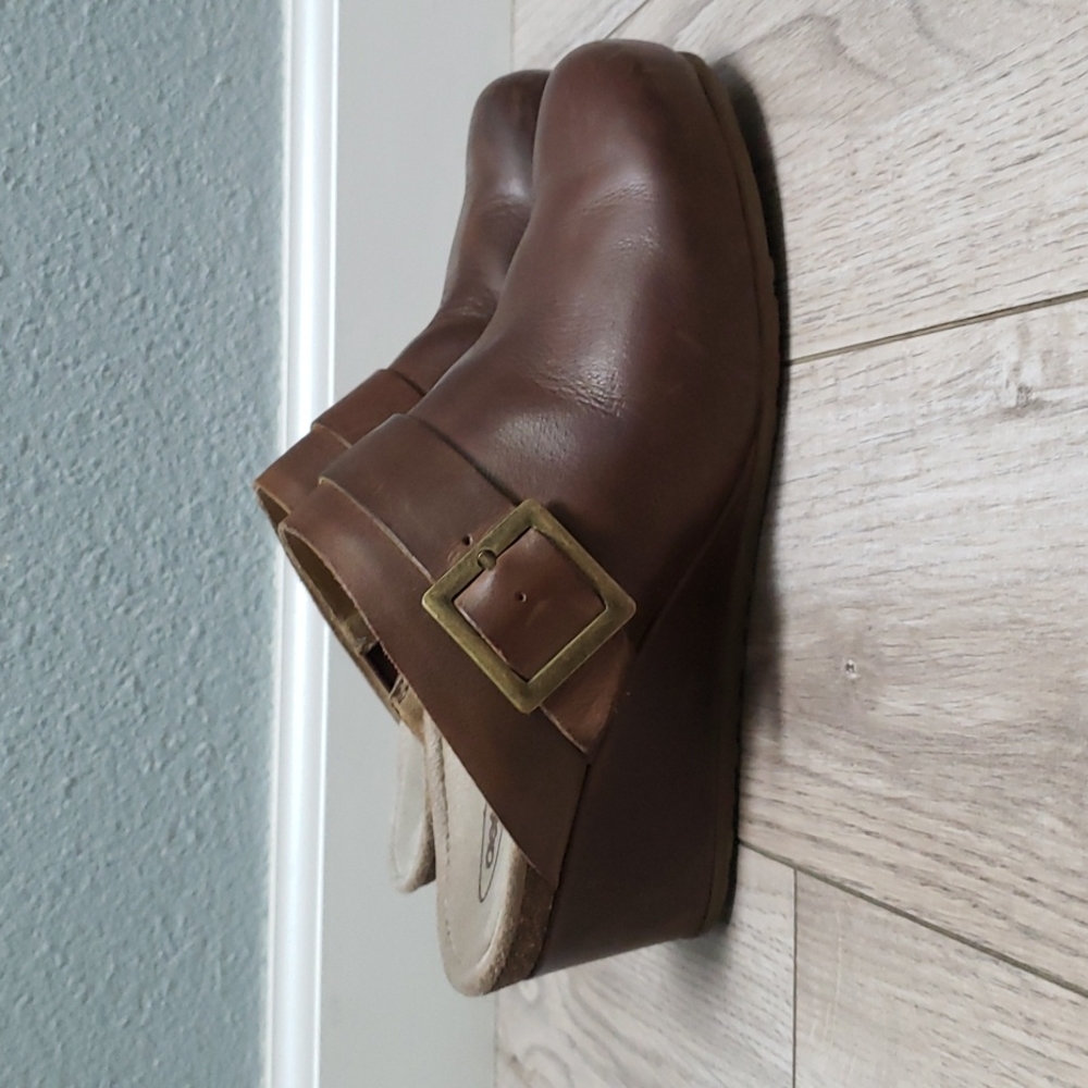 Aetrex Amelia clog wedge 7